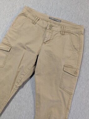 Smartset Cargo Pants Women's 4 Tan Zip Ankle
